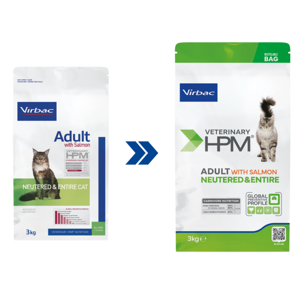 ADULT CAT SALMON - Friskfoder till vuxna katter - Kastrerade katter
